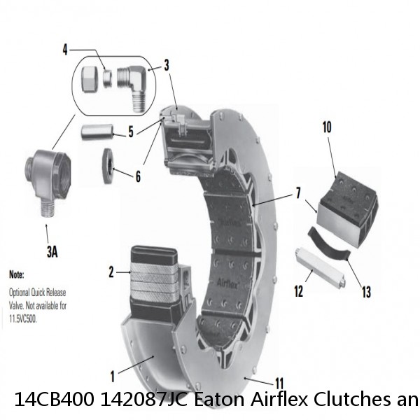 14CB400 142087JC Eaton Airflex Clutches and Brakes #1 image