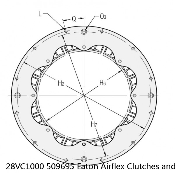 28VC1000 509695 Eaton Airflex Clutches and Brakes #5 image